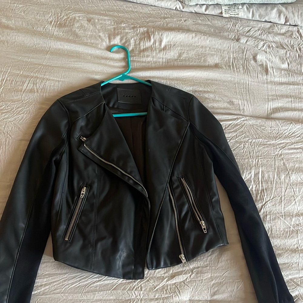 New without tags Faux Leather Moto Jacket